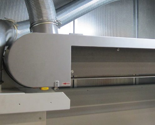 Bandschleifmaschine mit Schleifschuh zur Oberflächenbearbeitung an Blechzuschnitten (BSM OB-4500) Flächenbearbeitung